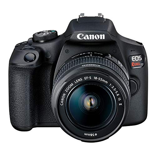 Canon EOS Rebel T7 DSLR Camera with 18-55mm Lens | Built-in Wi-Fi | 24.1 MP CMOS Sensor | DIGIC 4+ Image Processor and Full HD Videos - Body w/ 18-55mm Lens