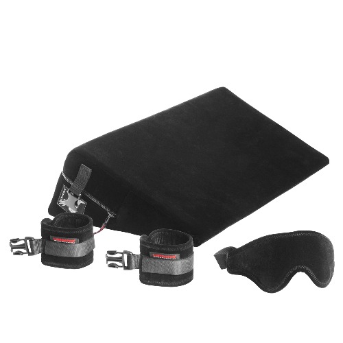 Liberator Black Label 24-Inch Wedge with Cuffs, Black Microfiber - Black Label 1 Count (Pack of 1)