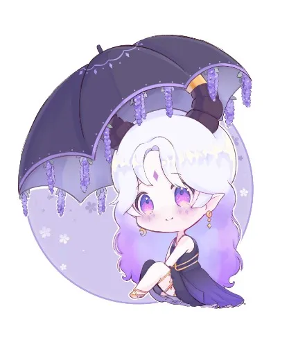 100 usd tip - Wisteria Umbrella