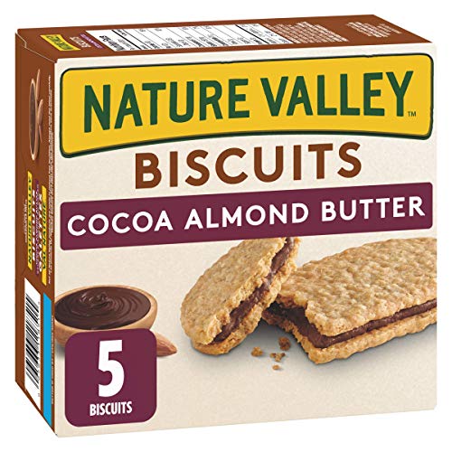 NATURE VALLEY Biscuits with Cocoa Almond Butter, 5ct, 190g/6.7oz