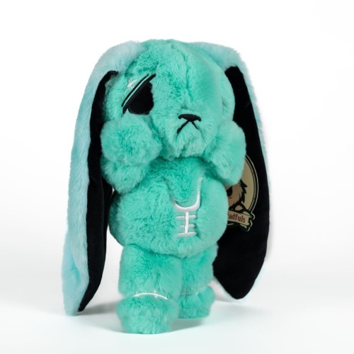 Plushie Dreadfuls - Anxiety Rabbit (TEAL Limited Edition) - Plush Stuffed Animal