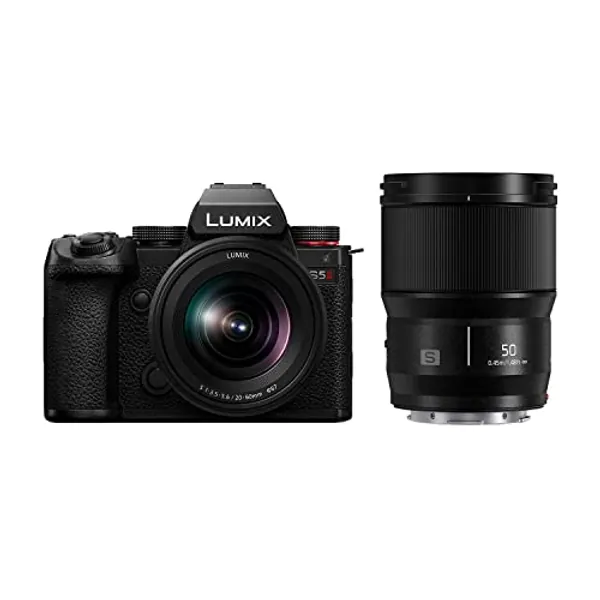 Panasonic LUMIX S5II Mirrorless Camera (DC-S5M2KK) with LUMIX S Series 50mm F1.8 Lens (S-S50)