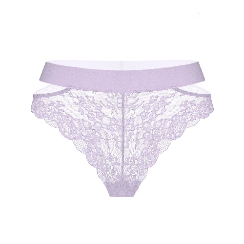 Wild Lace Cheeky Panty Lilac Hint - M / Lilac Hint