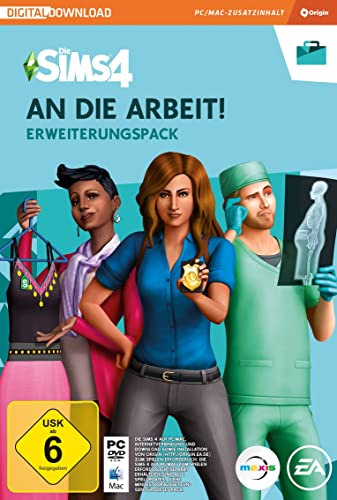 Die Sims 4 An die Arbeit (EP1) Erweiterungs-Pack PCWin-DLC |PC Download Origin Code |Deutsch - PC Download - Origin Code - EP1 - An die Arbeit