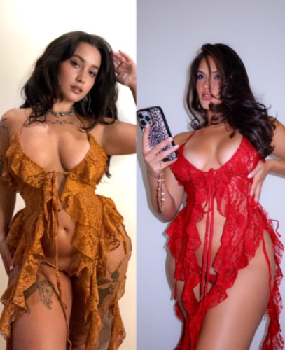 Mi Amore lace set | Red