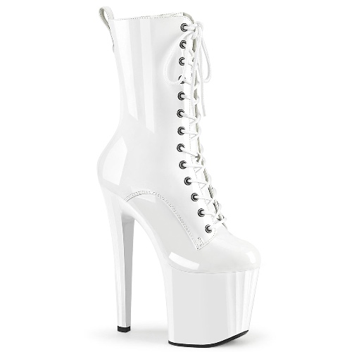 Pleaser Enchant-1040 | White Patent/White / 7