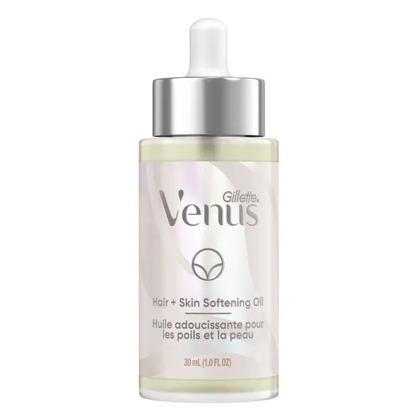 Gillette Venus for Bikini Pubic Hair and Skin, Softening Hair Oil for Women’s Intimate Grooming, 30 mL