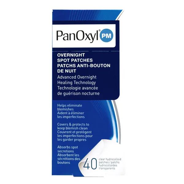PanOxyl PM Overnight Spot Patches 40 ct - Clear