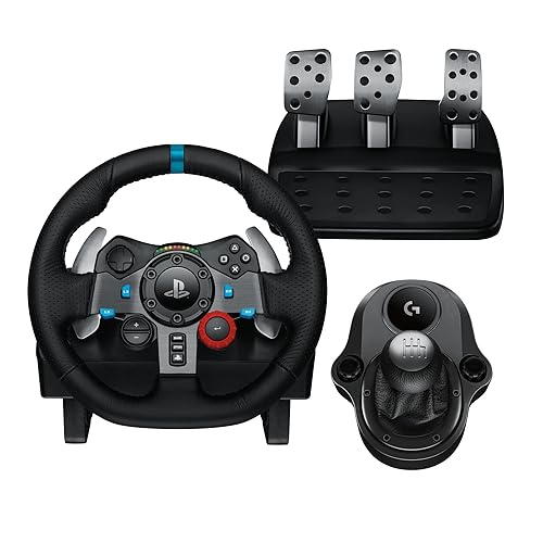 Logitech G29 Racing Lenkrad + Logitech Driving Force Shifter Schalthebel, PC - PlayStation | PC - G29 | G920 + Shifter