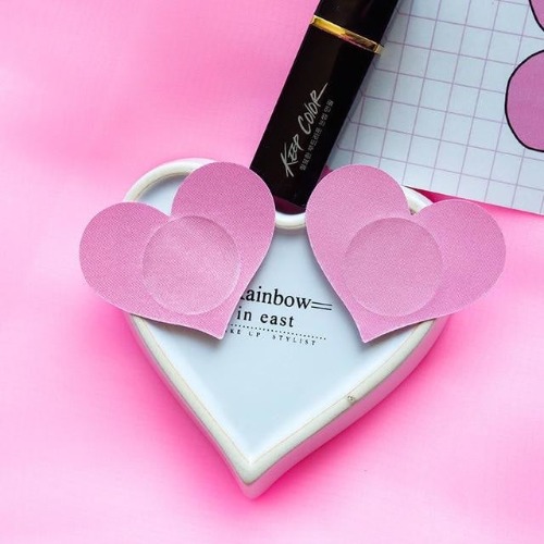 Naughty Nipple Covers - Pink Hearts