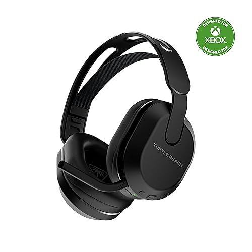 Turtle Beach Stealth 500 Wireless Gaming Headset Licensed for Xbox Series X|S, Xbox One & Works via Bluetooth with PC, Switch & Mobile – 40-Hr Battery, Memory Foam Cushions, Flip-to-Mute Mic – Black - Black - Stealth 500 XB