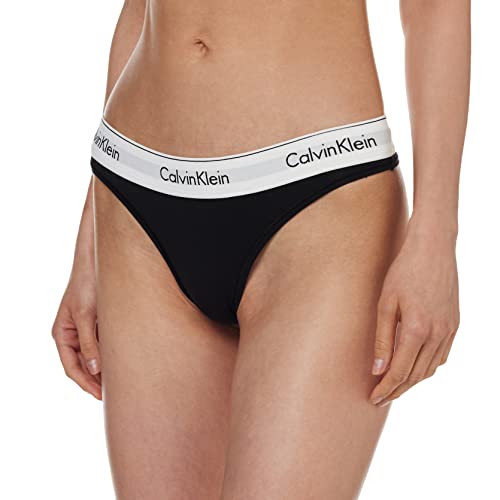 Calvin Klein Strings Femme - S - Noir (Black)