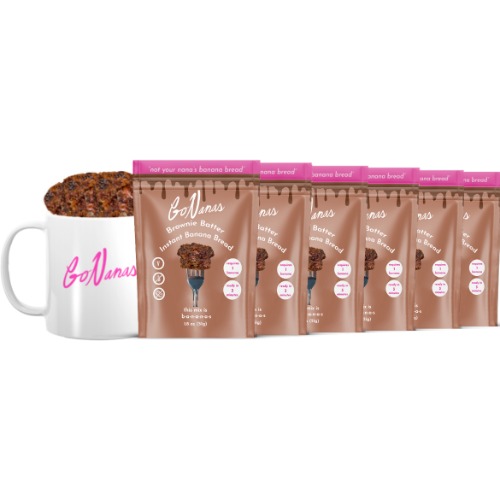 Brownie Batter Instant Banana Bread Packets 6-pack