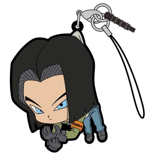 Dragon Ball Super Android 17 Lapis - Character Tsumamare Pinch Rubber Strap Mascot Cospa [In Stock] - In Stock