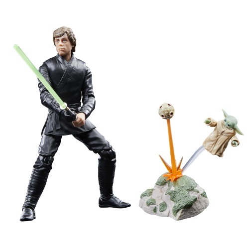 STAR WARS The Black Series Luke Skywalker & Grogu, The Book of Boba Fett, 6-Inch Action Figures, 2-Pack with 9 Accessories, Ages 4 and Up