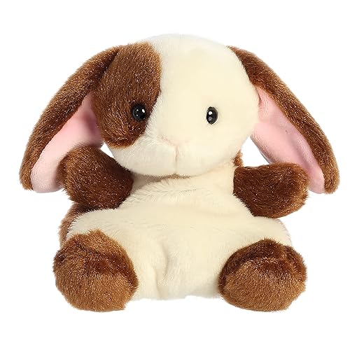 Aurora® Adorable Palm Pals™ Clover Bunny Stuffed Animal - Pocket-Sized Play - Collectable Fun - Brown 5 Inches