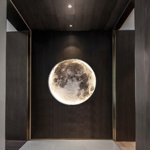 3D LED Moon or Earth Ceiling or Wall Lamp (3 Styles) 24CM-80CM | Moon 24CM / Brightnes Dimmable