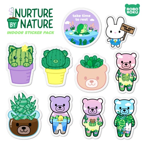 Nurture by Nature - Sticker Pack