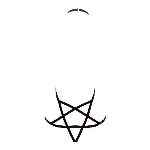 Elzbieta Pentagram Thong Playsuit | UK 16