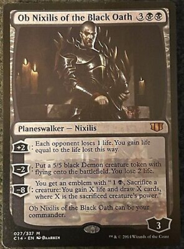 MTG Ob Nixilis of the Black Oath Commander 2014 027/337 Regular Mythic  | eBay
