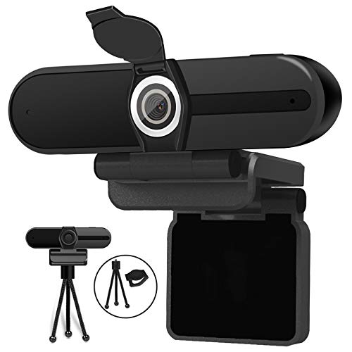 XPCAM 4K Webcam, Webcam 8MP HD Computer Camera with Microphone, Pro Streaming Web Camera with Privacy Shutter and Tripod, Desktop Laptop USB Webcams - 4K Webcam