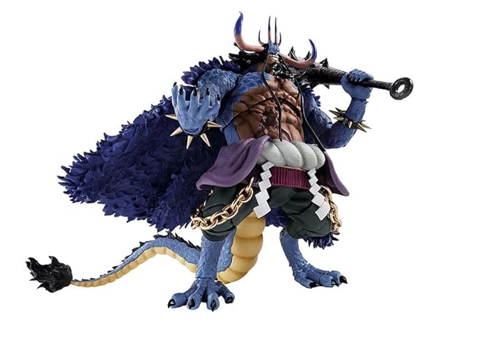 TAMASHII NATIONS - One Piece - Kaido King of The Beasts (Man-Beast Form), Bandai Spirits S.H.Figuarts Action Figure - Kaido King of the Beasts (Man-beast Form)