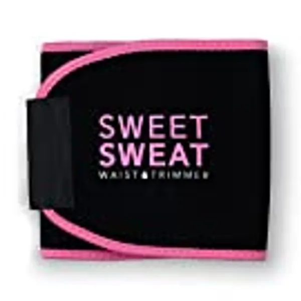 Sweet Sweat Waist Trimmer, by Sports Research - Sweat Band Increases Stomach Temp to Cut Water Weight