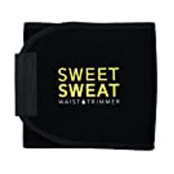 Sweet Sweat Waist Trimmer, by Sports Research - Sweat Band Increases Stomach Temp to Cut Water Weight