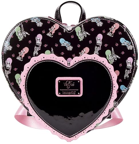 Loungefly Valfre Double Heart Mini Backpack