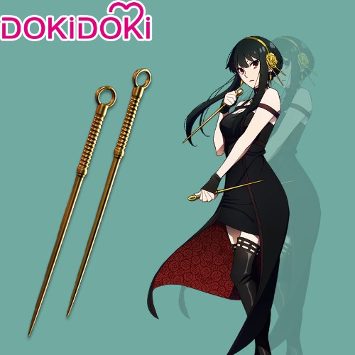 【Ready For Ship】DokiDoki Manga Anime Spy x Family Cosplay Yor Forger Cosplay Weapons Props spyxfamily | One Size