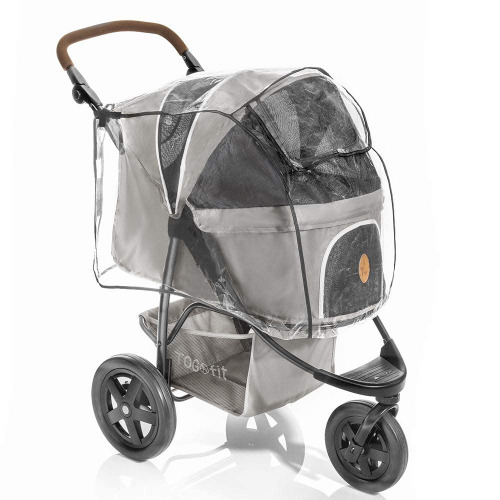 Zamboo Regenhoes (Raincover) voor TOGfit Pet Roadster - Transparant