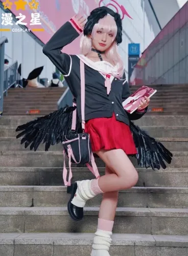 KoharuCOS - Blue Files cosplay Jiang Xiaochun cosplay sailor uniform blue c clothing anime second dimension full set