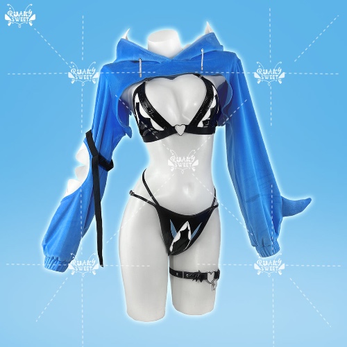 SHARK PRINCESS RA016 (4-PIECE SET) | Free size