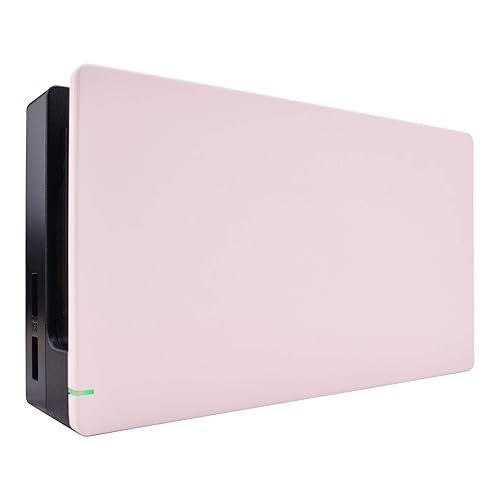 eXtremeRate Cherry Blossoms Pink Custom Faceplate for Nintendo Switch Charging Dock, DIY Replacement Housing Shell for Nintendo Switch Dock - Dock NOT Included - Cherry Blossoms Pink
