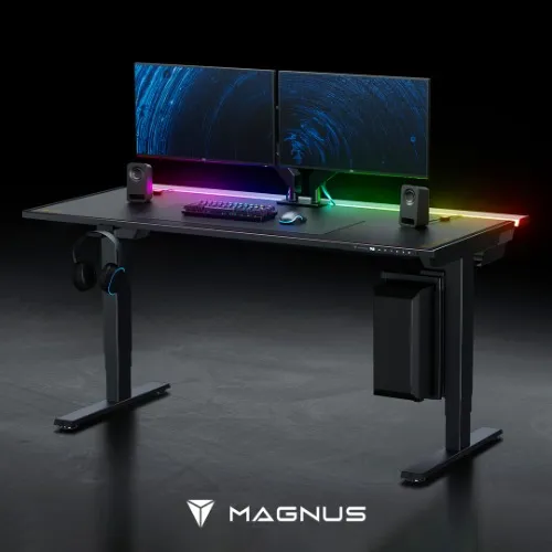SECRETLAB Magnus Pro Desk XL (White/Pink)