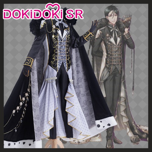 DokiDoki-SR Anime  Black Butler Kuroshitsuji Sebastian Michaelis Cosplay Costume