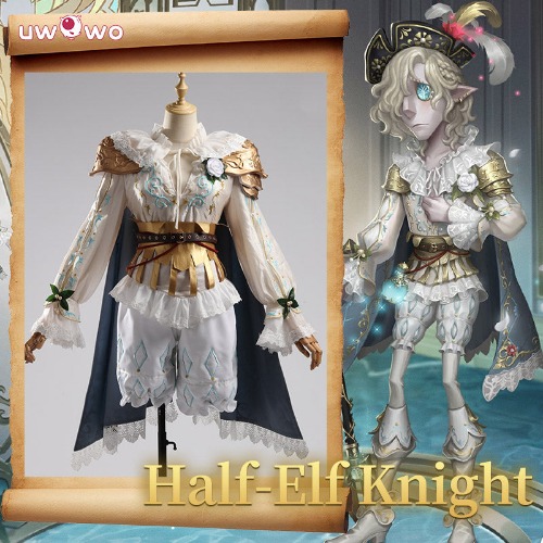 Uwowo Collab Series: Game Identity V Grave Keeper Half-Elf Knight Cosplay Costume - 【Pre-sale】S