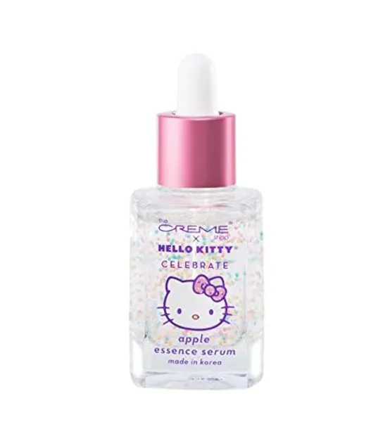 The Crème Shop x Hello Kitty - Brightening & Tightening Vitamin E Face Serum - Korean Skin Care with Apple & Ceramides, Ultra Hydration, Barriers, Plump Complexion, Glowing, Fine Lines & Wrinkles - 