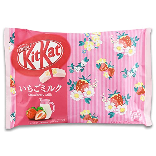 Japanese Mini KitKat Strawberry Milk