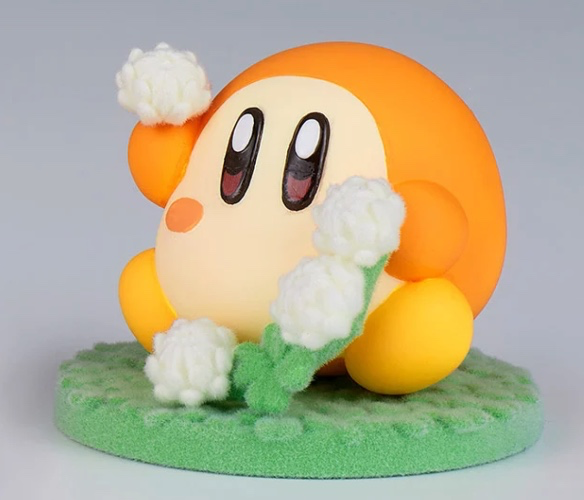 Kirby Fluffy Puffy Mine Play in the Flowers Waddle Dee (Ver.C)