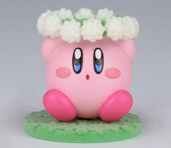 Kirby Fluffy Puffy Mine Play in the Flowers Kirby (Ver.B)