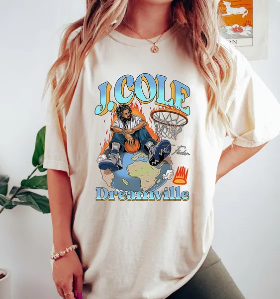 J Cole Dreamville Vintage T-Shirt, J Cole Shirt, Rap Hip Hop, J Cole Merch, Gift For Women and Man Unisex T-Shirt, Gift For Fan