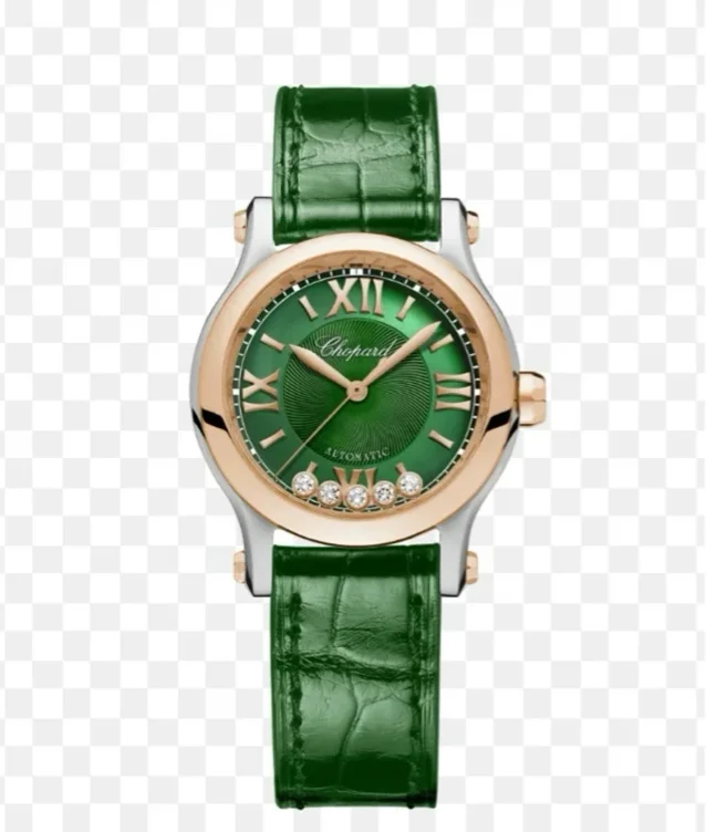 Chopard Happy Sport Automatic Green Guilloche 30mm 278573-6032 | LORO