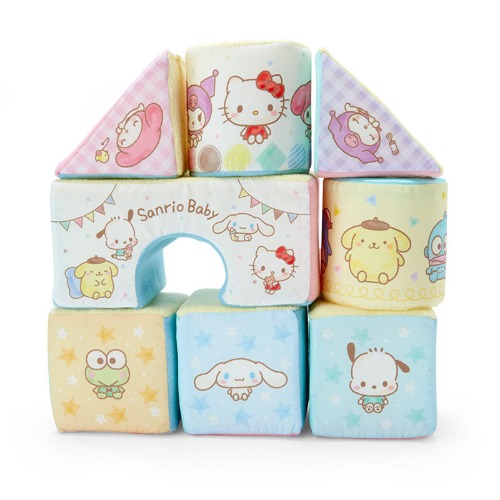 Sanrio Baby Soft Toy Block Set