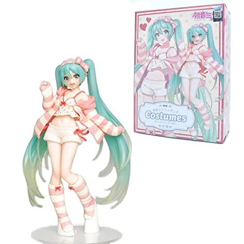 XONYO Hatsune Pajamas Anime Model Hatsune Miku Room Wear Action Figure Pvc Doll Toy Decoration Gift Exquisite Boxed