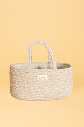 Cotton Rope Nappy Caddy Organiser | Default Title