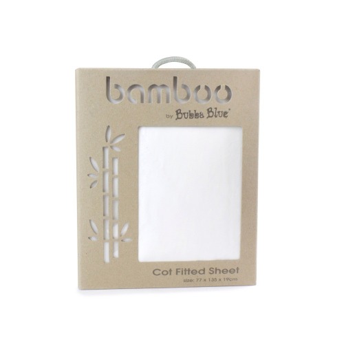 Bubba Blue Bamboo Cot Fitted Sheet | Cot | Baby Bunting AU