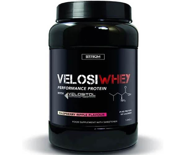 Strom Sports Nutrition Velosi Whey 1.2kg | Chocolate Sponge Cake