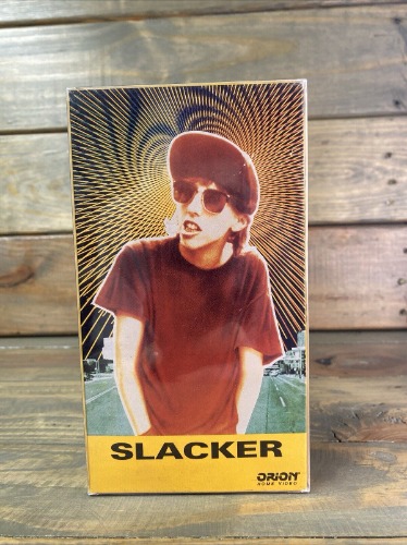 SLACKER (VHS, 1991) RARE Richard Linklater Hard to Find Plastic Sleeve Protector