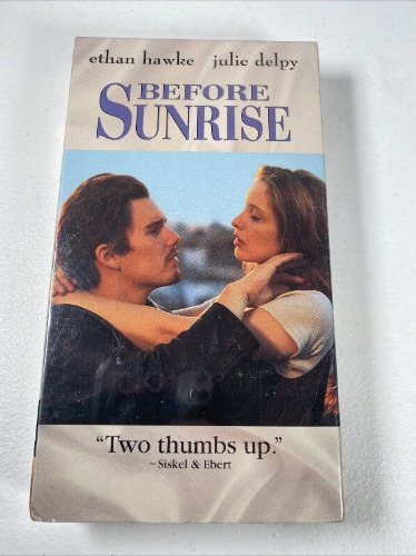 Before Sunrise (VHS) 1985 Ethan Hawke, Julie Delpy, Richard Linklater - RARE